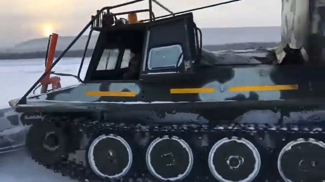 МТЛБ с отвалом видеоотзыв - часть 2