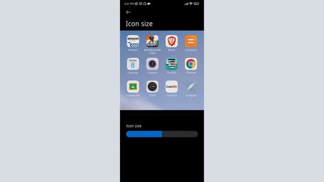 How To Change App Icon Size On Xiaomi Redmi Android Phone