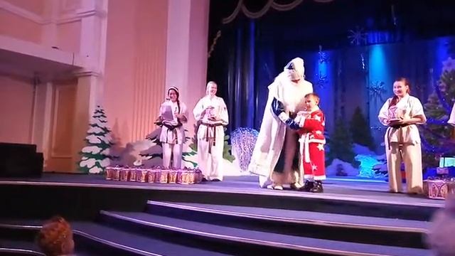 Новогодний утренник каратистов Петропавловск 27.12.2016