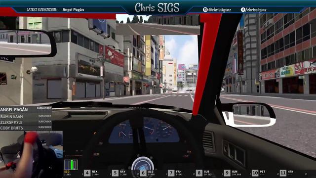 Assetto Corsa | Online Drifting | Mazda FC RX7 | Wheel Cam