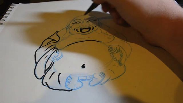Drawing Buddha