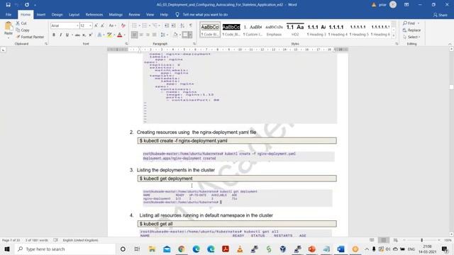 Day 8 - Kubernetes Deployment, Scale-up & Scale Down, API server in Kubernetes