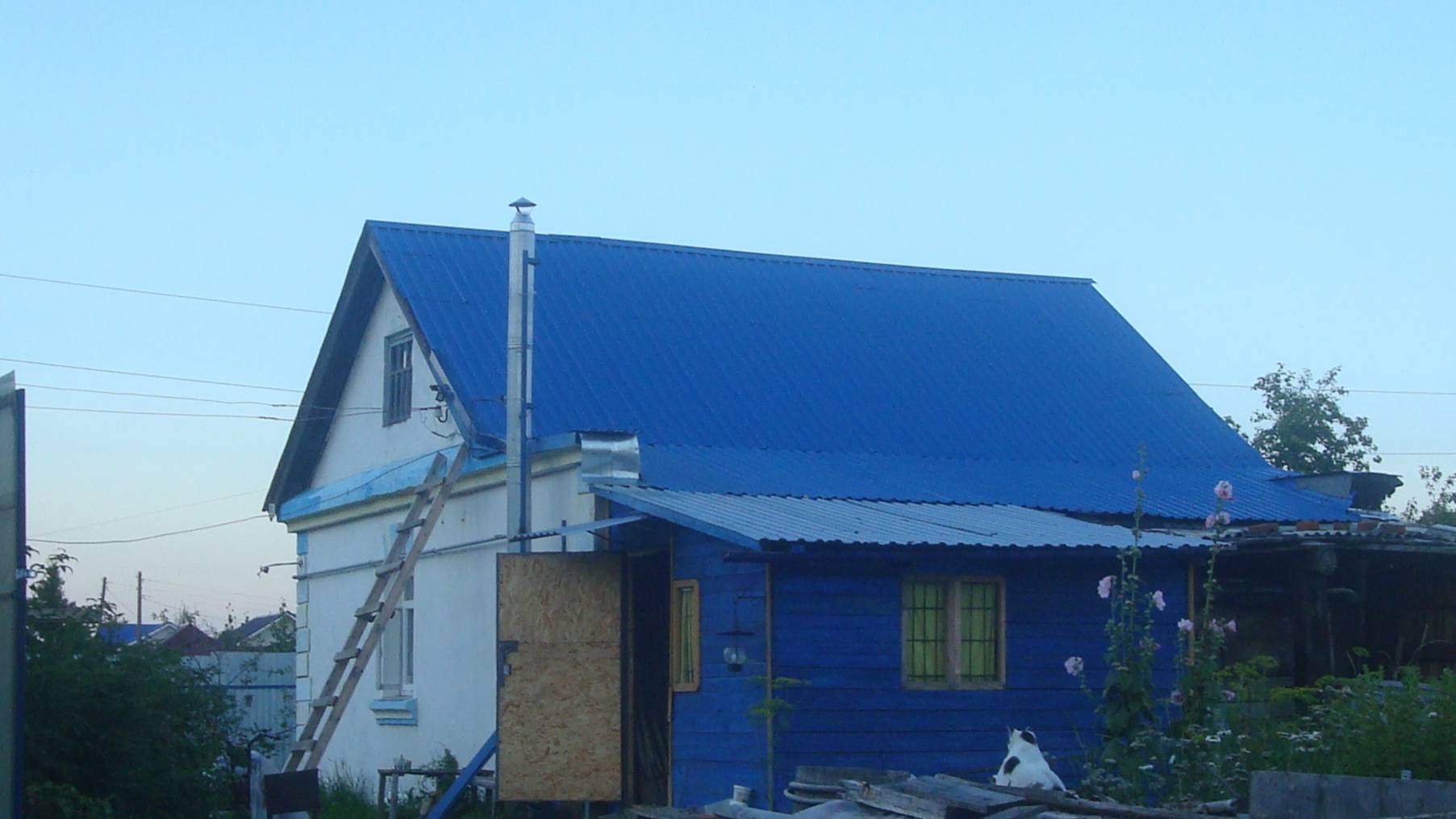 Новые окна и другая строительная канитель, огород