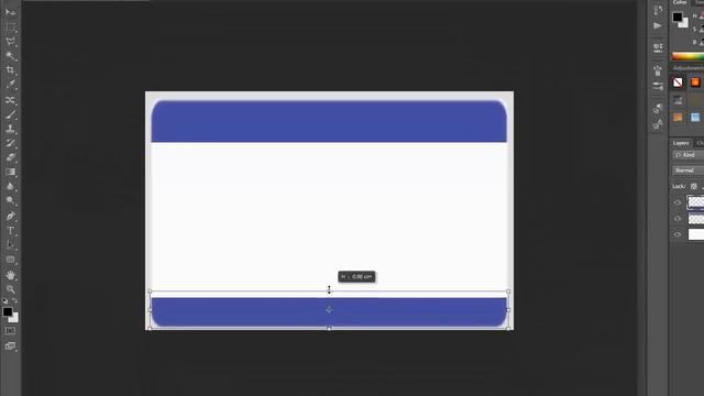 How to design an ID card using Photoshop (with  English Subtitles )