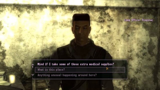 Ranger Station Charlie Officer Stepinac's gifts (Fallout New Vegas)