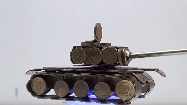 НЕ СПЕШИТЕ ИЗБАВЛЯТЬСЯ ОТ МЕЛОЧИ! ТАНК ИЗ МОНЕТ | COIN TANK