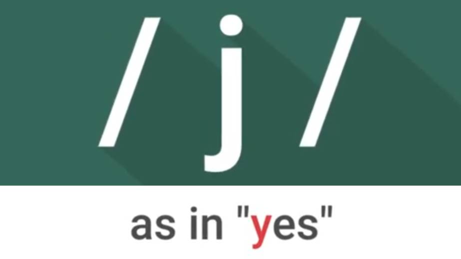Consonant Sound  j  as in yes  American English Pronunciation