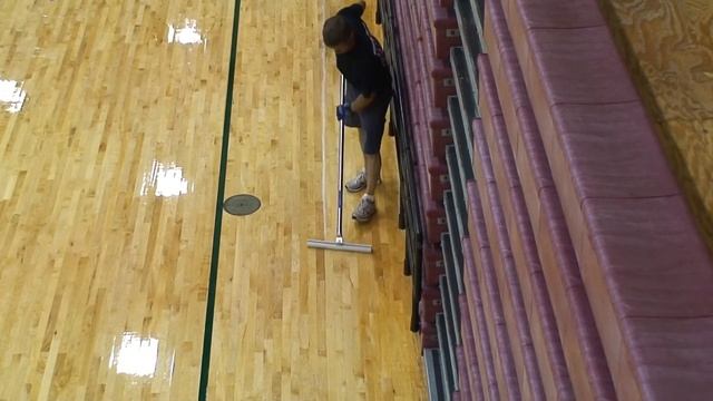 Backing Out of a Gym Floor