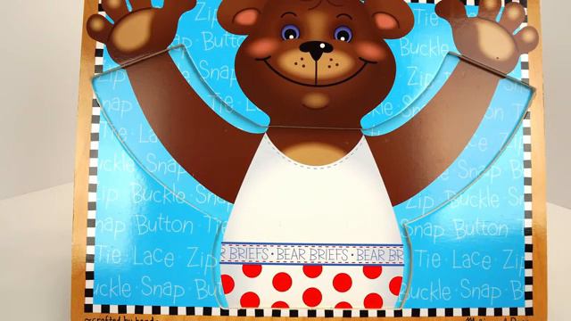 Teddy Bear Puzzle Teaches Kids Zippers, Buttons, and Belts!