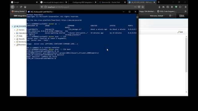 iib - how to use iib on docker - IBM Integration Bus