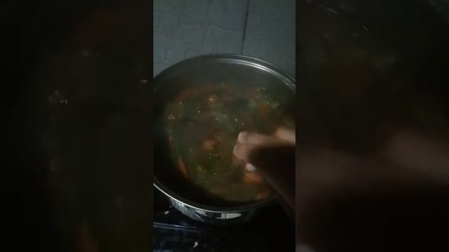 meat, carrots, beans, cabbage, celery, and tomatoes