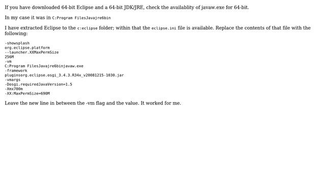 Failed to load the JNI shared library on starting Eclipse (12 Solutions!!)