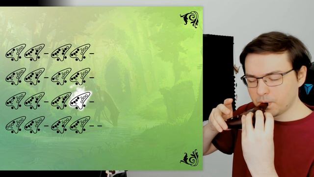 The Legend of Zelda: Ocarina of Time - Opening Title - Ocarina tutorial / tabs