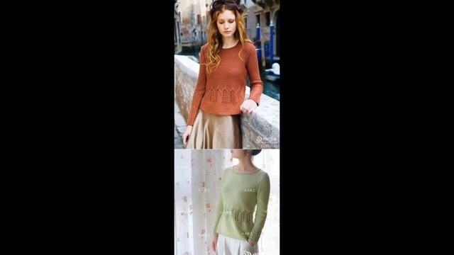 Свитер Лицевой Гладью Спицами - 2019 / Sweater Face Facial Spokes