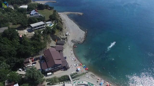 Гостиница Корона в Джубге| Видео обзор, съемка с квадрокоптера | RTK Helper Travel.