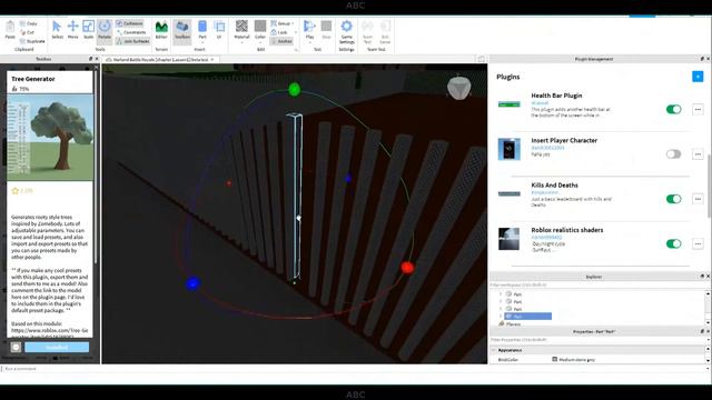 создаю игры в Roblox Studio №1 (внимание: очень тихо говорю)