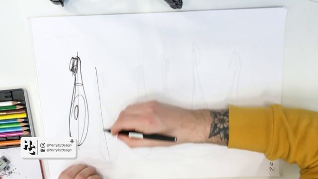 Sketching Tutorial 01- Easily Sketch Hand-Held Forms Fast!
