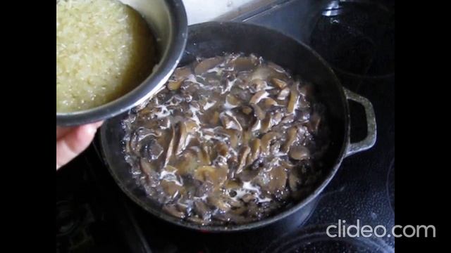 Просто домашний рис с грибами)))