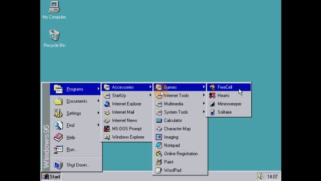 Windows 95 emulation in a browser observations and link to test it yourself