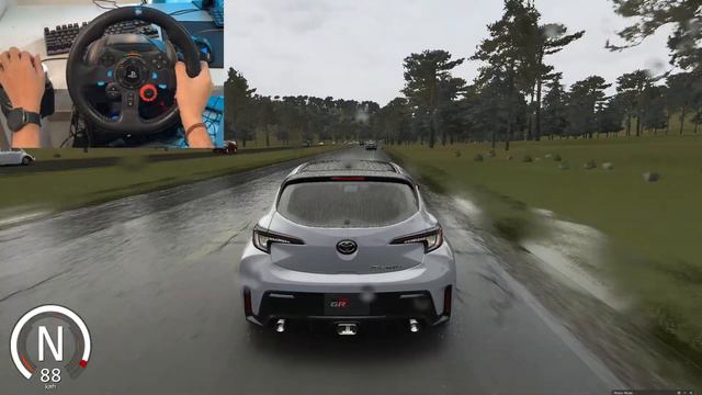 Driving 2024 Toyota GR Corolla | Assetto Corsa | Steering Wheel Gameplay