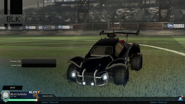 How To Make An ALL BLACK CAR On Rocket League! NO MODS