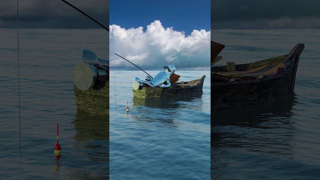 3д Блендер. Рыбалка