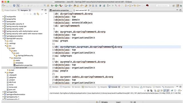 Spring Security | Spring Boot LDAP Security Implementation | Part 23