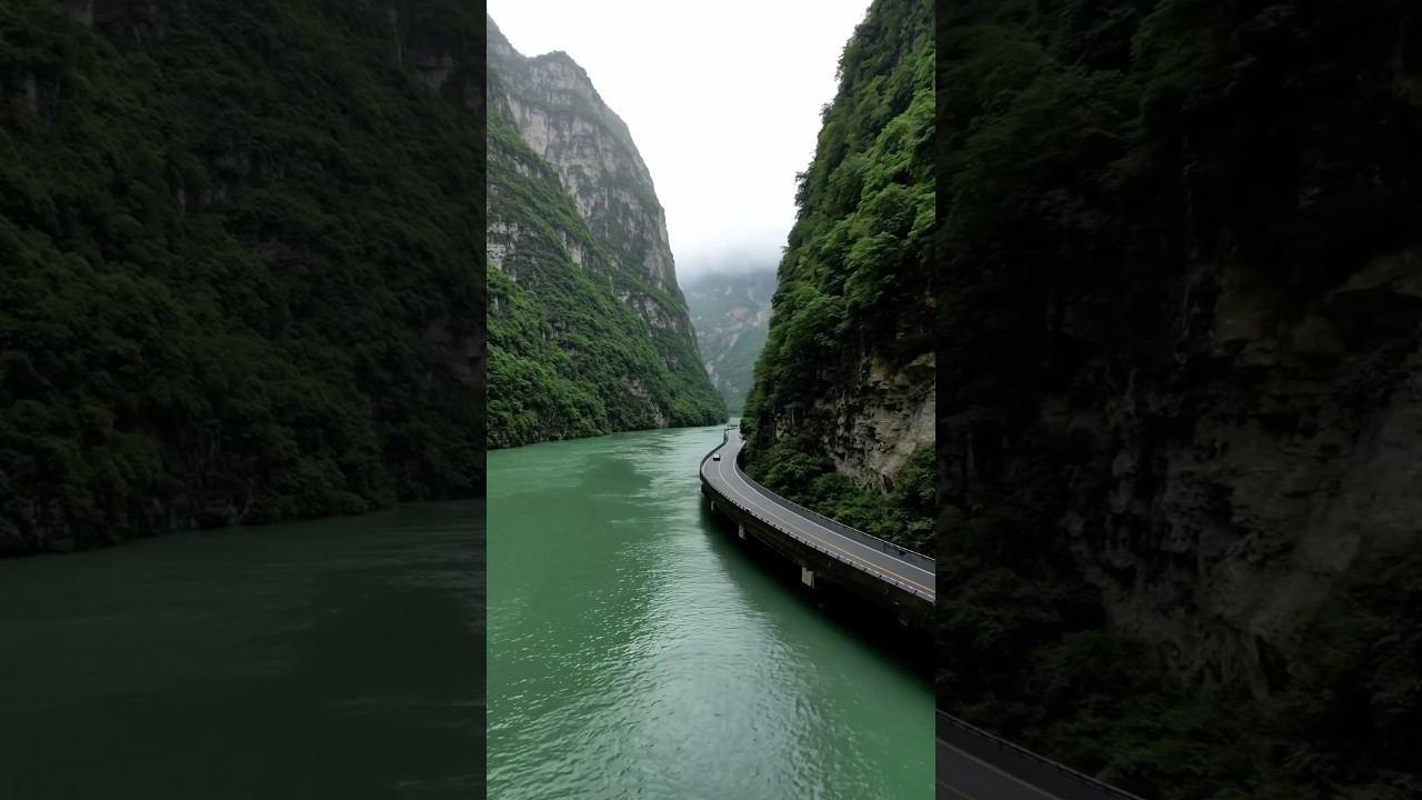 Самая красивая дорога в мире #shortsvideo #china #road #roadtrip #самаякрасиваядорогавмире