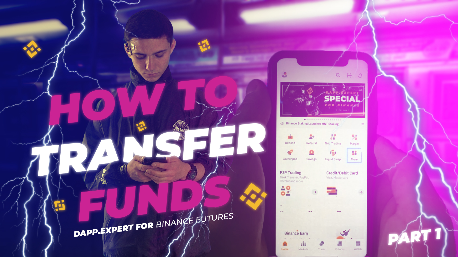 HOW TO TRANSFER FUNDS - DAPP.EXPERT for Binance Futures