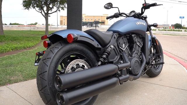 2021 Indian Motorcycle Scout Bobber Sixty ABS Blue Slate Smoke