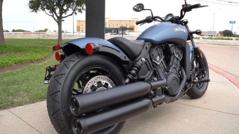 2021 Indian Motorcycle Scout Bobber Sixty ABS Blue Slate Smoke