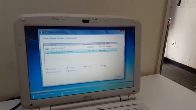 NETBOOK ACER ASPIRENS2229 COM  ARTEFATOS  (PARTE 1)