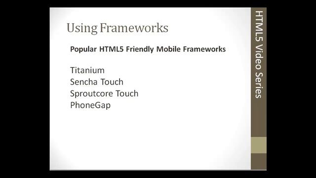 Chapter # 5.4 | HTML5 & Mobile Phones | HTML5 Tutorial
