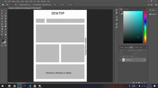 Photoshop   Zoom Tool & Hand Tool   Part   23   Web Design Series   Hindi
