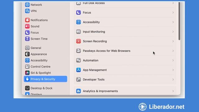 How to configure MacOS Ventura with Liberador Secure DNS