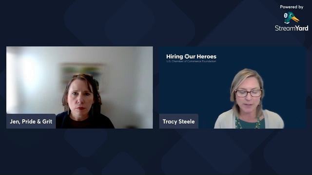 Season 1, Episode 14 featuring Tracy Steele talking about Hiring Our Heroes