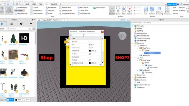 New How to make a working screen gui Roblox Studio 2021