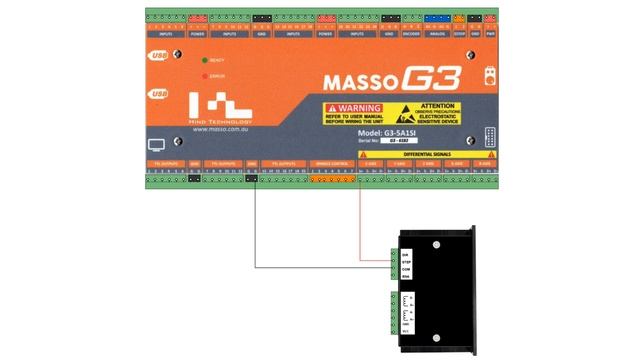 How to connect your Stepper or Servo drive to Masso - Episode 020