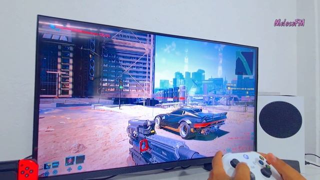 ESTADO ACTUAL CYBERPUNK 2077 EN XBOX SERIES S  COMPRALO POR 12 DOLARES