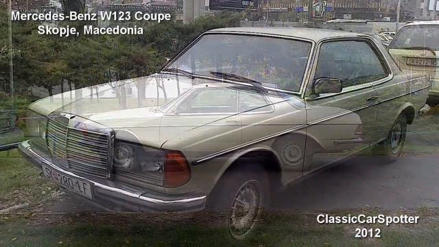 Mercedes W123 Coupe in Skopje, Macedonia