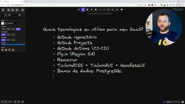 Tecnologias que eu escolhi para criar o meu SaaS