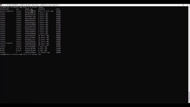Como eliminar imagenes en docker