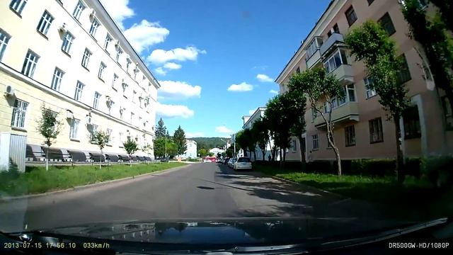 С регистратора #1 - Пьяный водитель