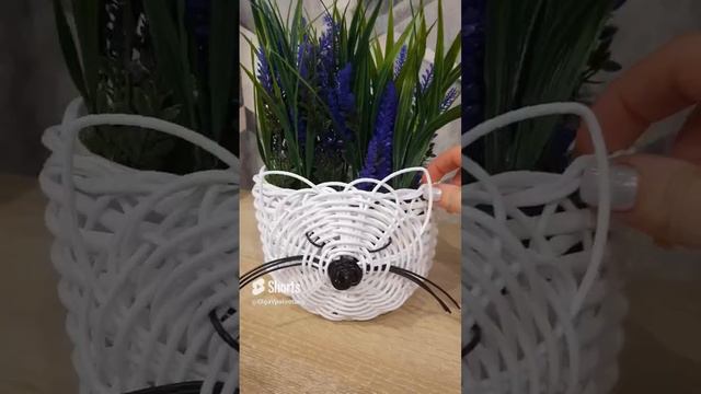 Корзиночка кошечка для мелочей