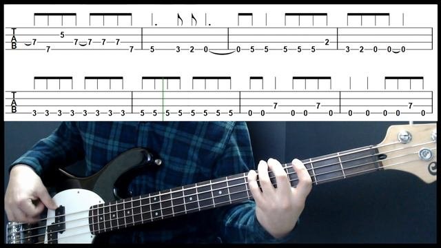 Bon Jovi - Bad Medicine (Bass cover with tabs 029)