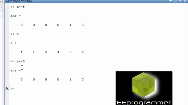 MATLAB tutorial : count the number of elements of a given value in a matrix