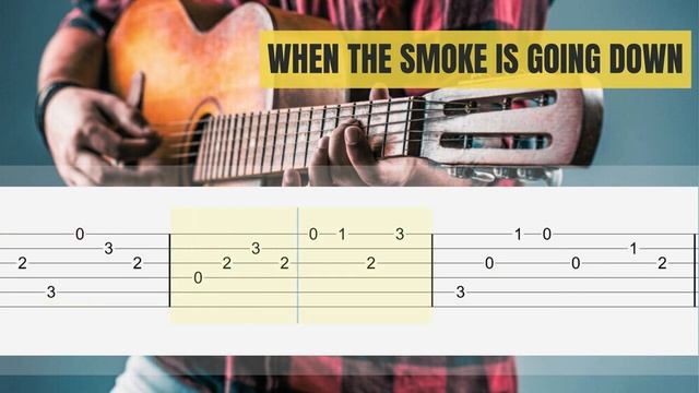 When The Smoke Is Going Down - Scorpions _ Fingerstyle tab