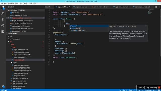 Angular application load fast  Angular routing with Lazy Loading  Lazy loading  Angular