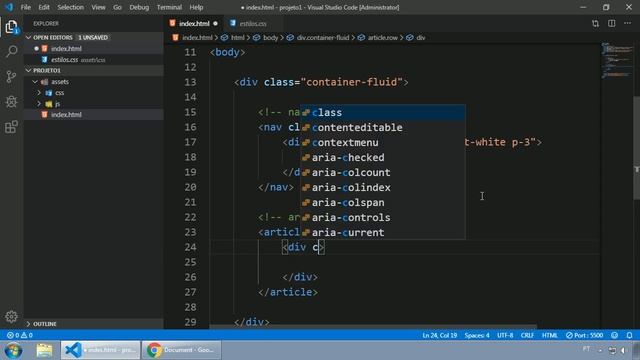 022 - WEB - TAGS SEMÂNTICAS E EXERCÍCIO COM BOOTSTRAP