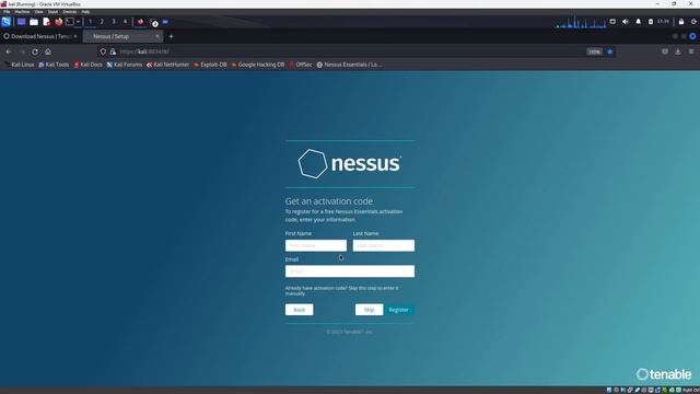 Install Nessus Vulnerability Scanner in Kali Linux